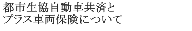 都市職員の自動車共済